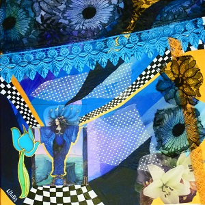 Collage: Blue Goddess