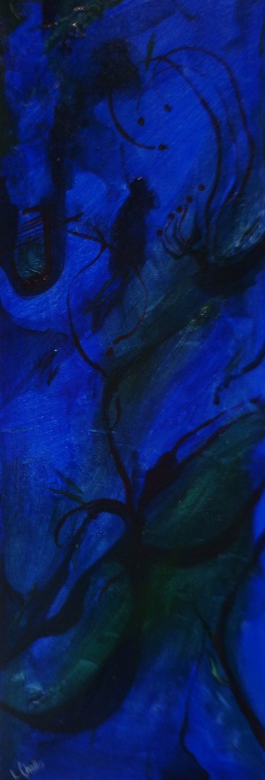 Acrylic: Depths of Blue