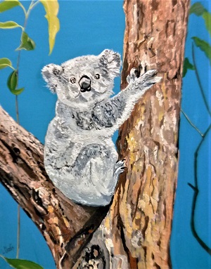 Acrylic: Koala